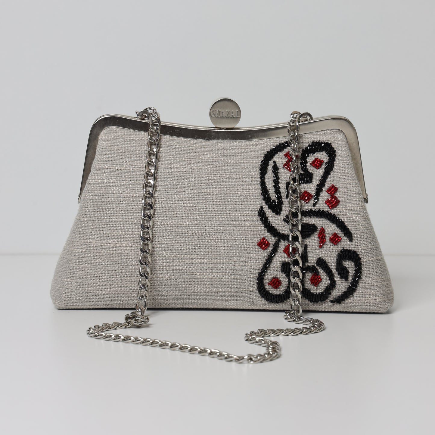 THE VERTICAL CALLIGRAPHY CLUTCH