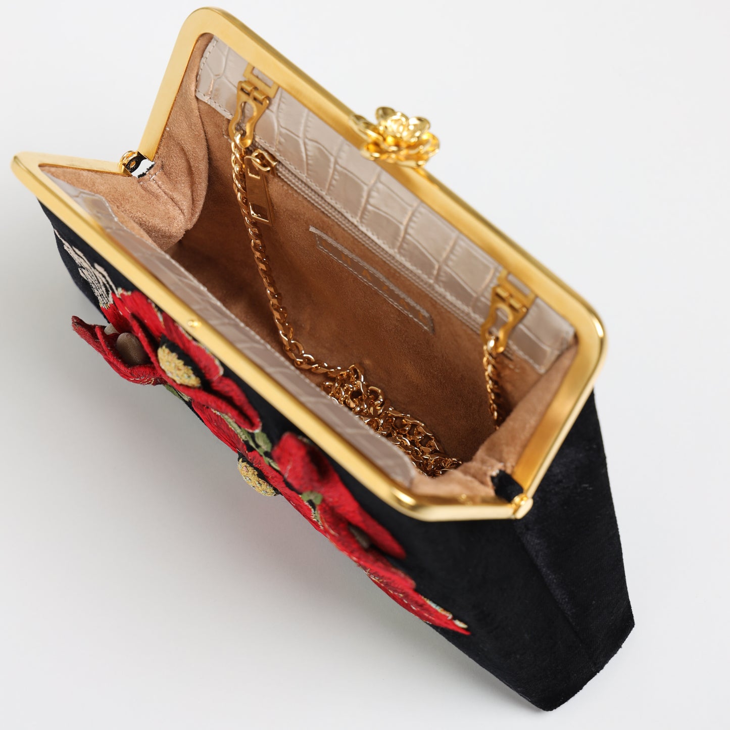 POPPY FLOWER CLUTCH