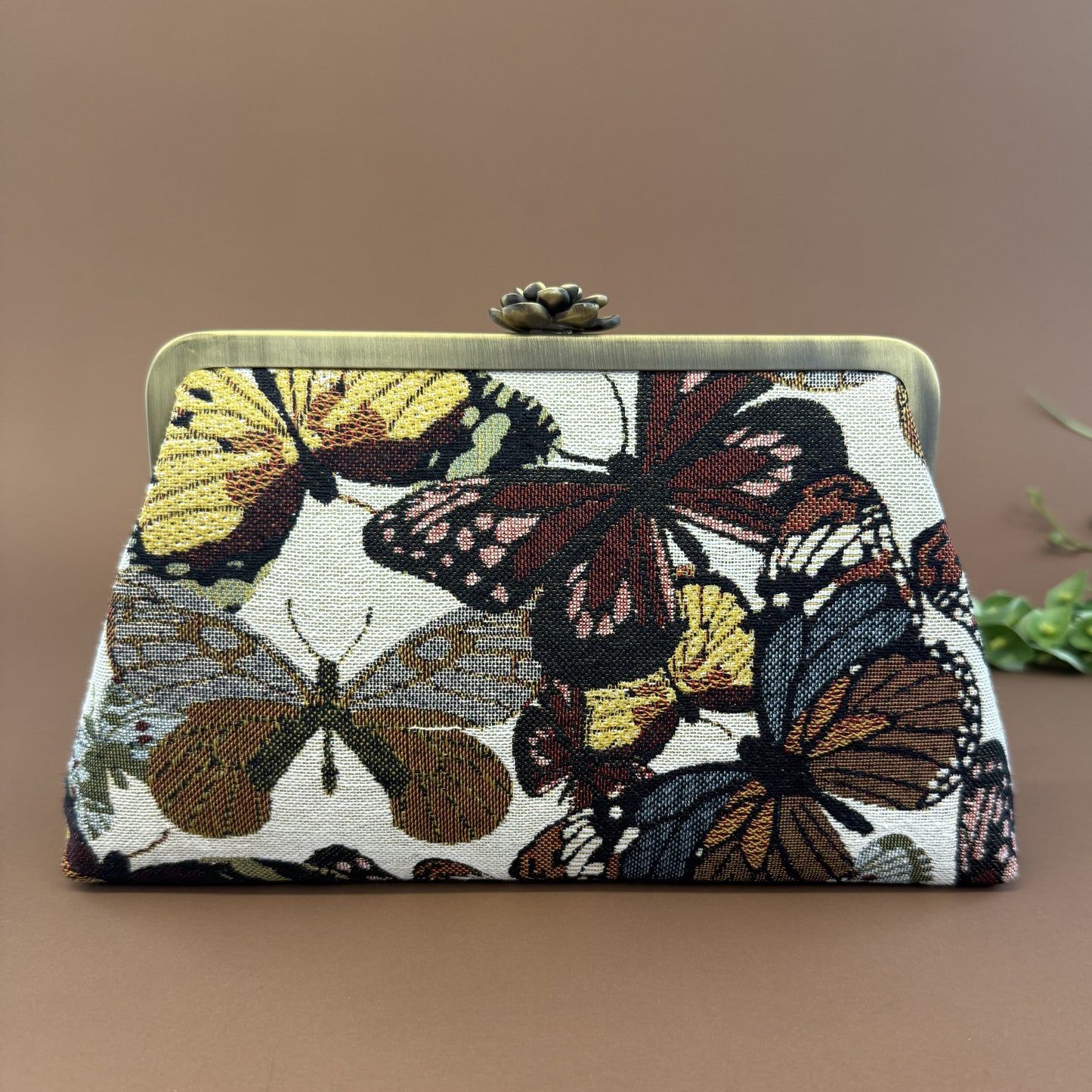 SAFARI CLUTCHES-handcrafted 3D embroidered bag by Ghazal by Najwa