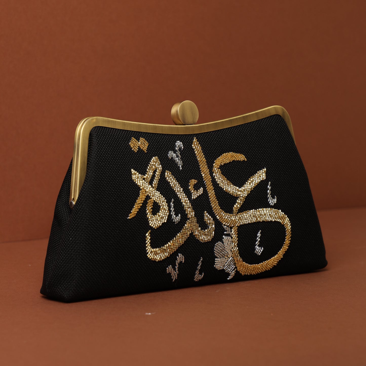 CUSTOMIZED CLUTCH handcrafted beaded or embroidered bag by Ghazal by Najwa