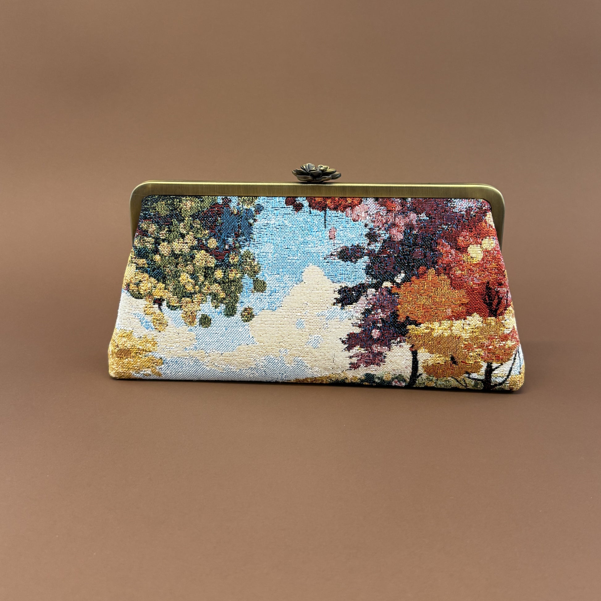 FOREST CLUTCH-handcrafted beaded bag by Ghazal by Najwa