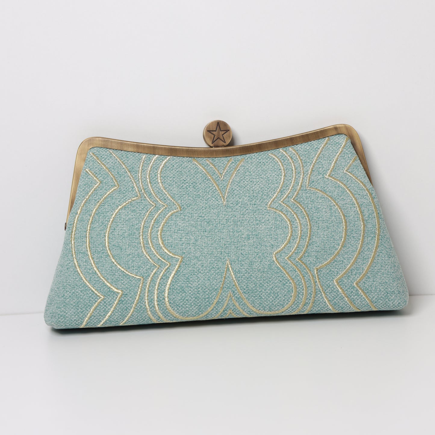 PISCES The_Dreamer ZODIAC CLUTCH handcrafted  embroidered bag by Ghazal by Najwa