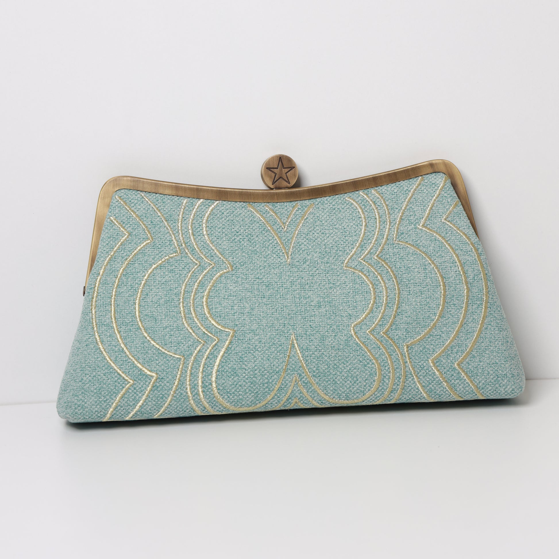 PISCES The_Dreamer ZODIAC CLUTCH handcrafted  embroidered bag by Ghazal by Najwa