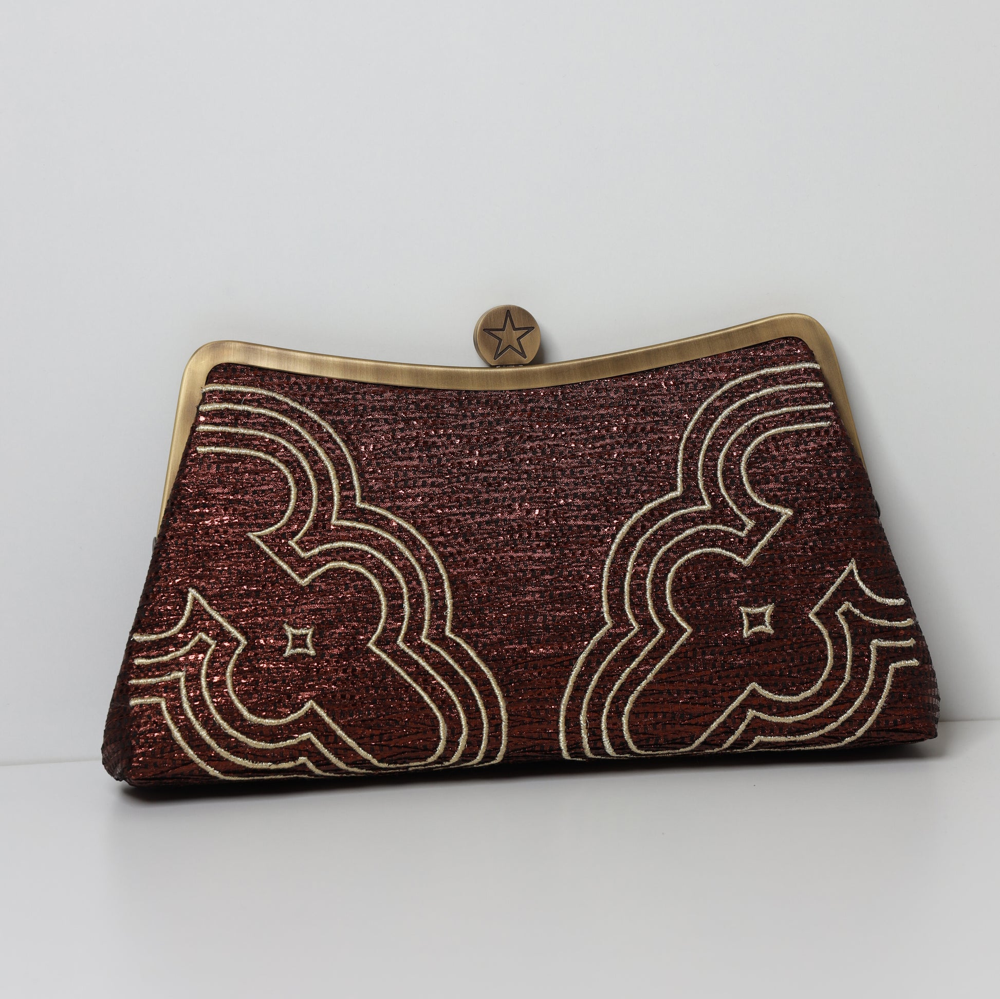 SAGITTARIUS - The Wanderer ZODIAC CLUTCH-handcrafted embroidered bag by Ghazal by Najwa