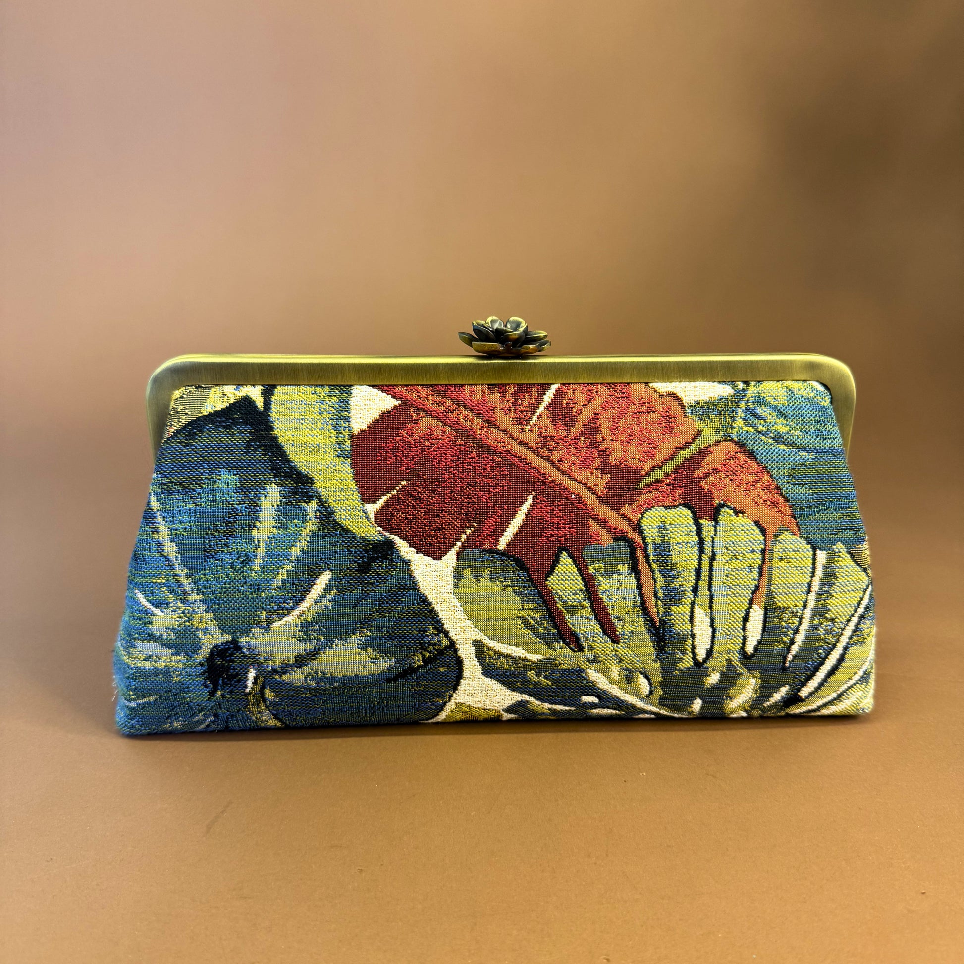 SAFARI CLUTCHES-handcrafted 3D embroidered bag by Ghazal by Najwa