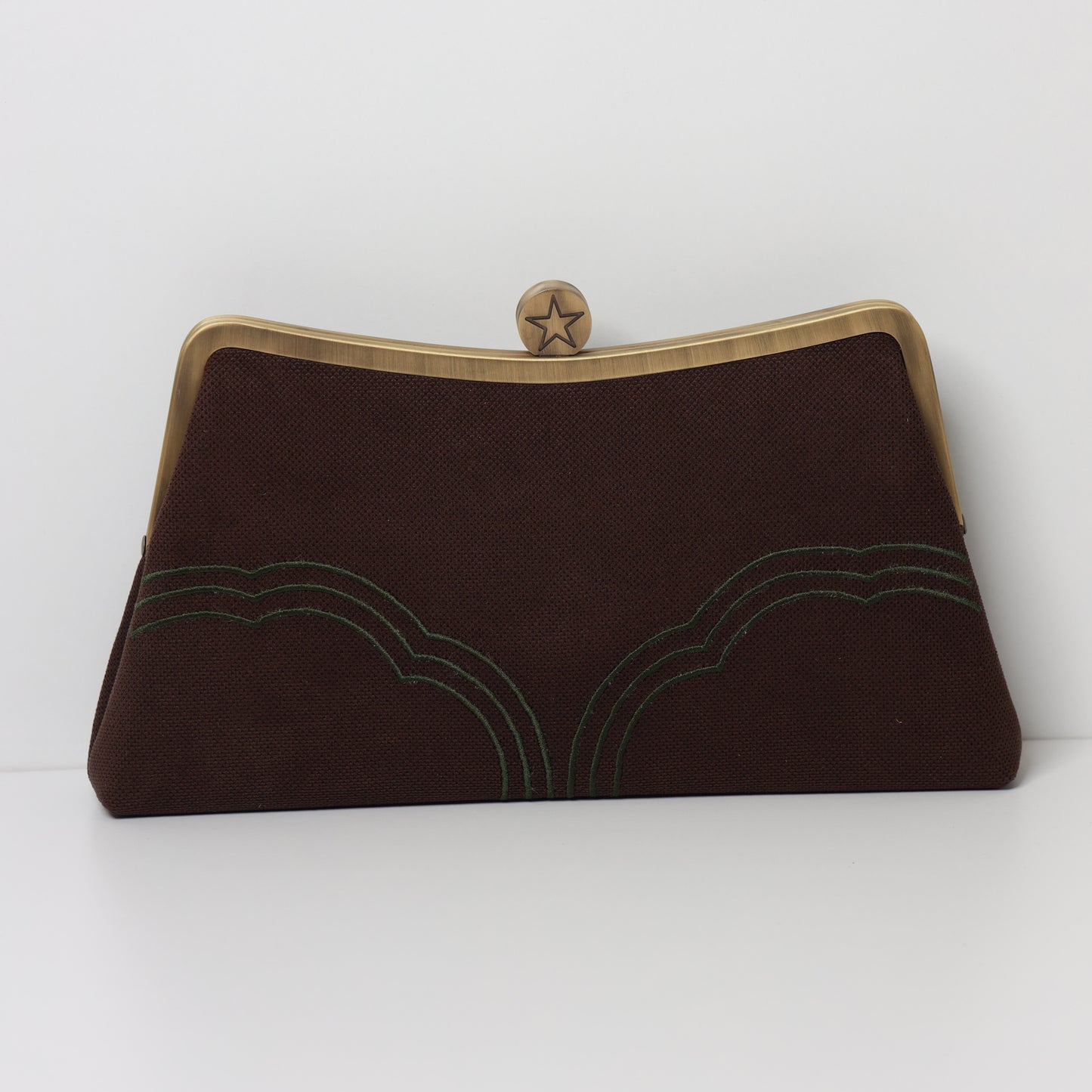 VIRGO - The Purist ZODIAC CLUTCH-handcrafted embroidered bag by Ghazal by Najwa