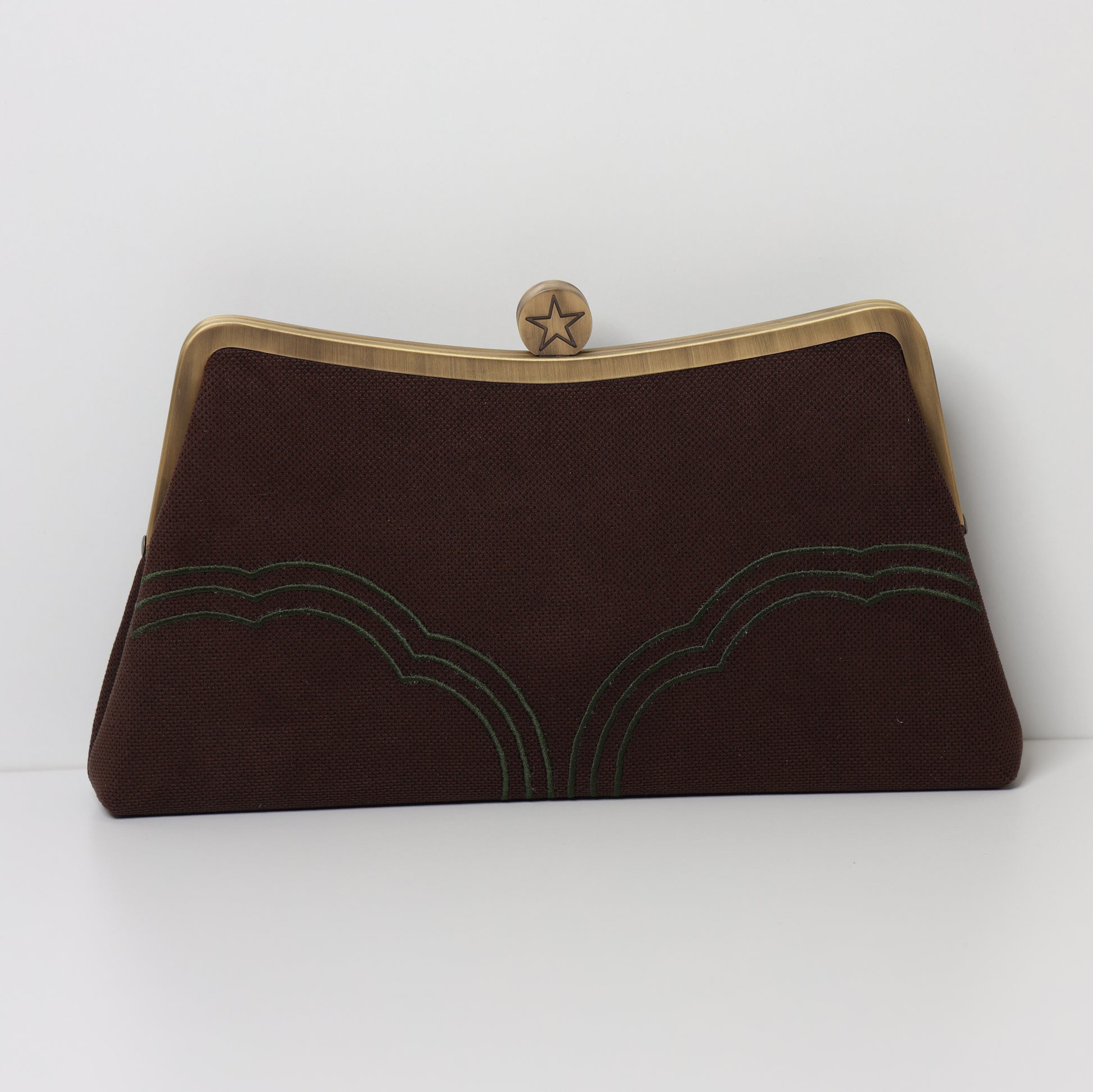 VIRGO - The Purist ZODIAC CLUTCH-handcrafted embroidered bag by Ghazal by Najwa