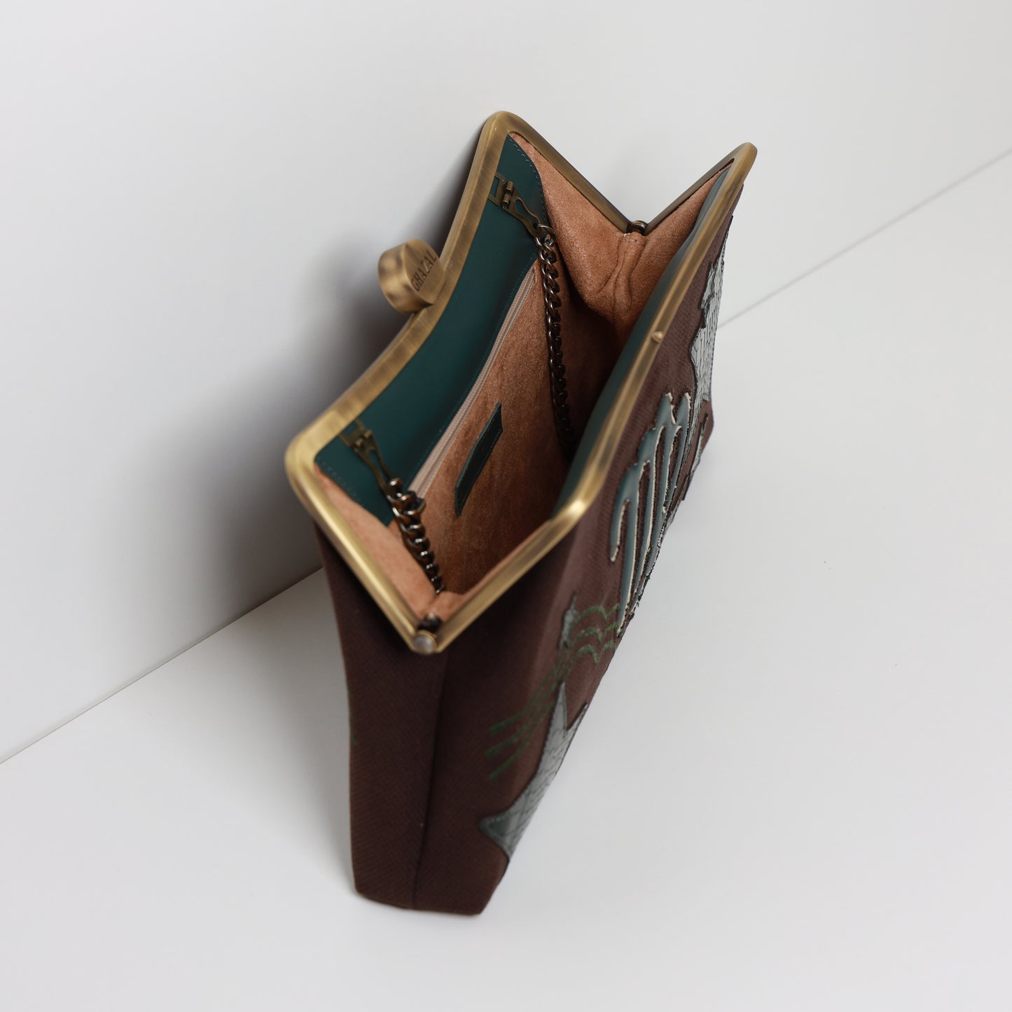 VIRGO - The Purist ZODIAC CLUTCH-handcrafted embroidered bag by Ghazal by Najwa