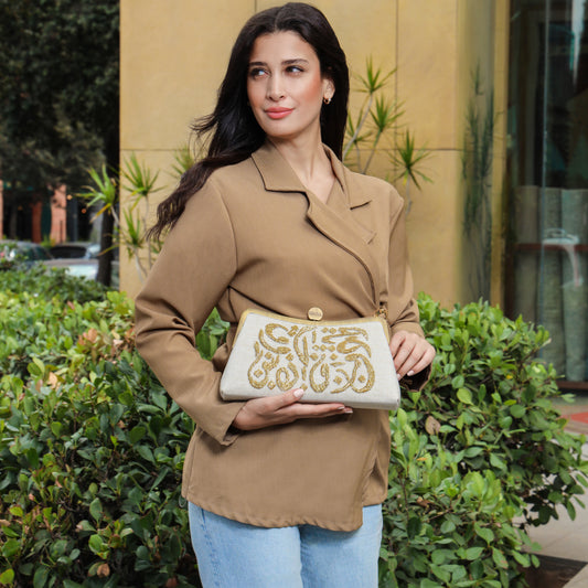 CALLIGRAPHY ECLIPSE CLUTCH