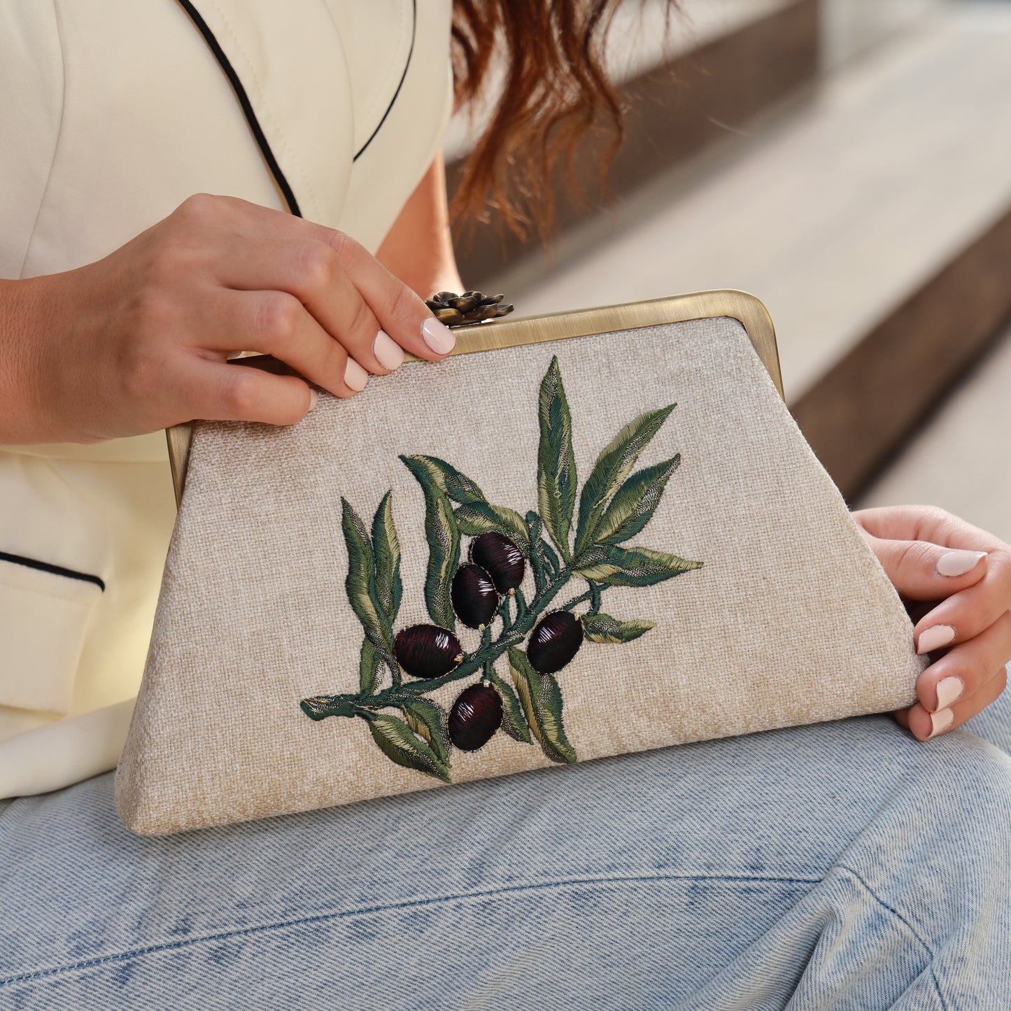 FIGS AND OLIVES CLUTCH