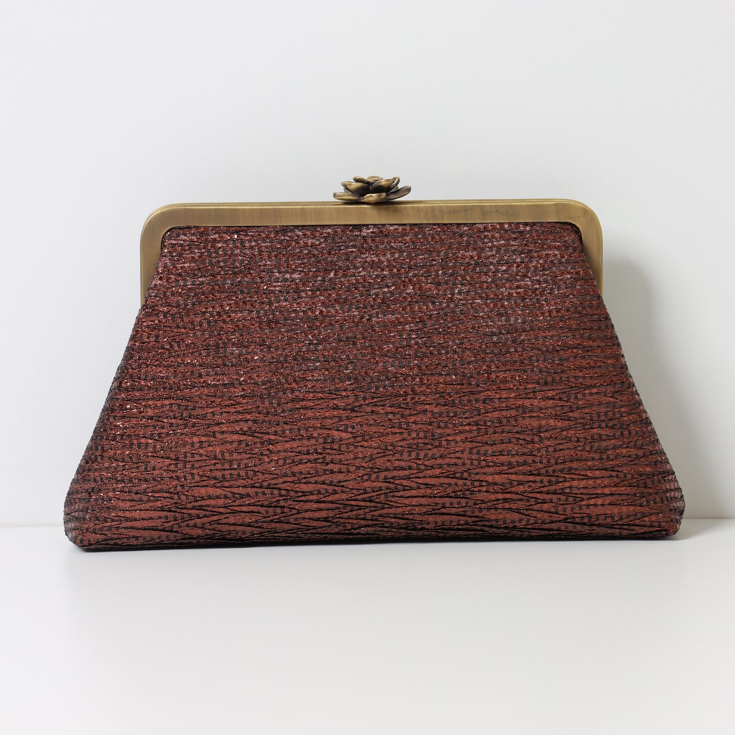 PLAIN BRONZE CLUTCH