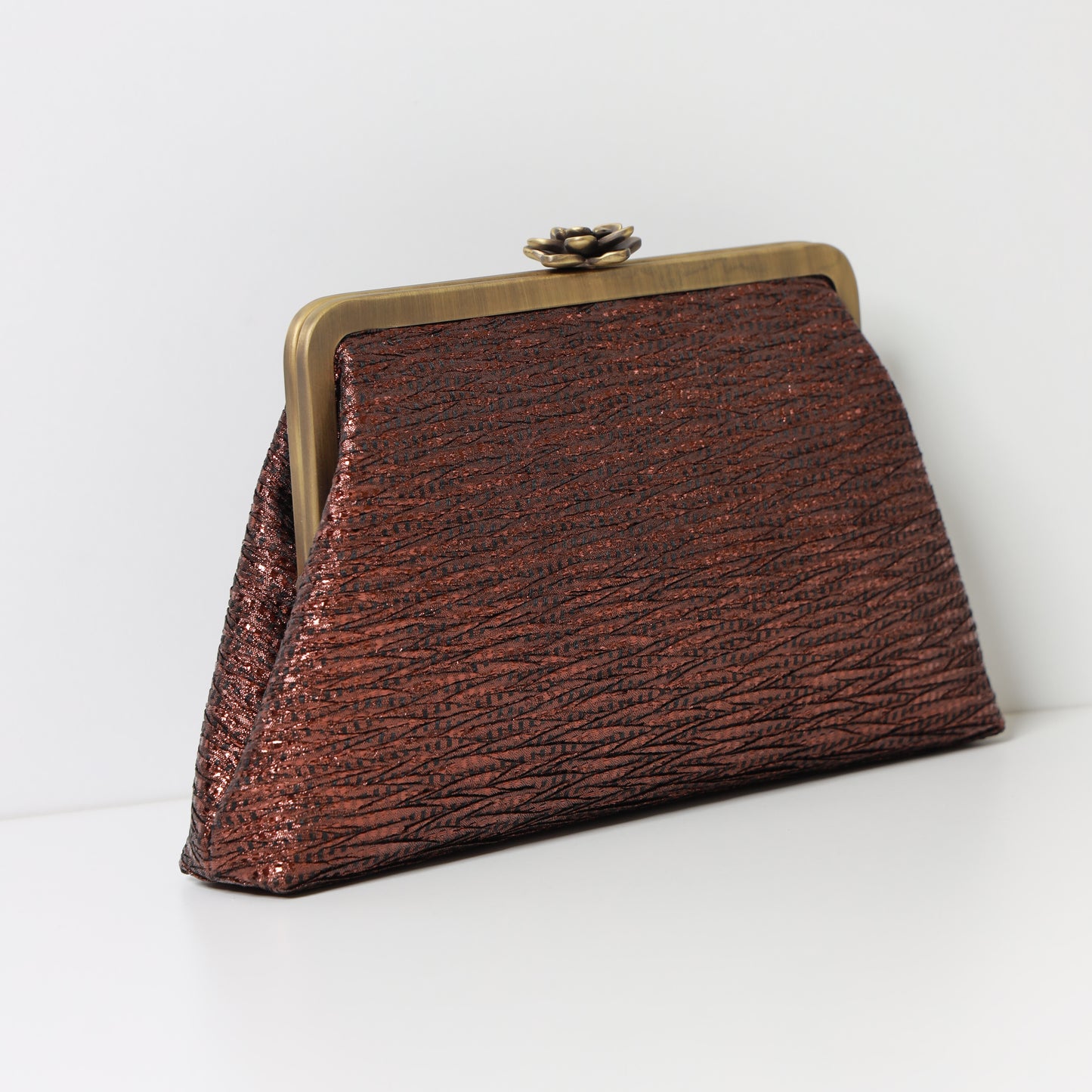 PLAIN BRONZE CLUTCH