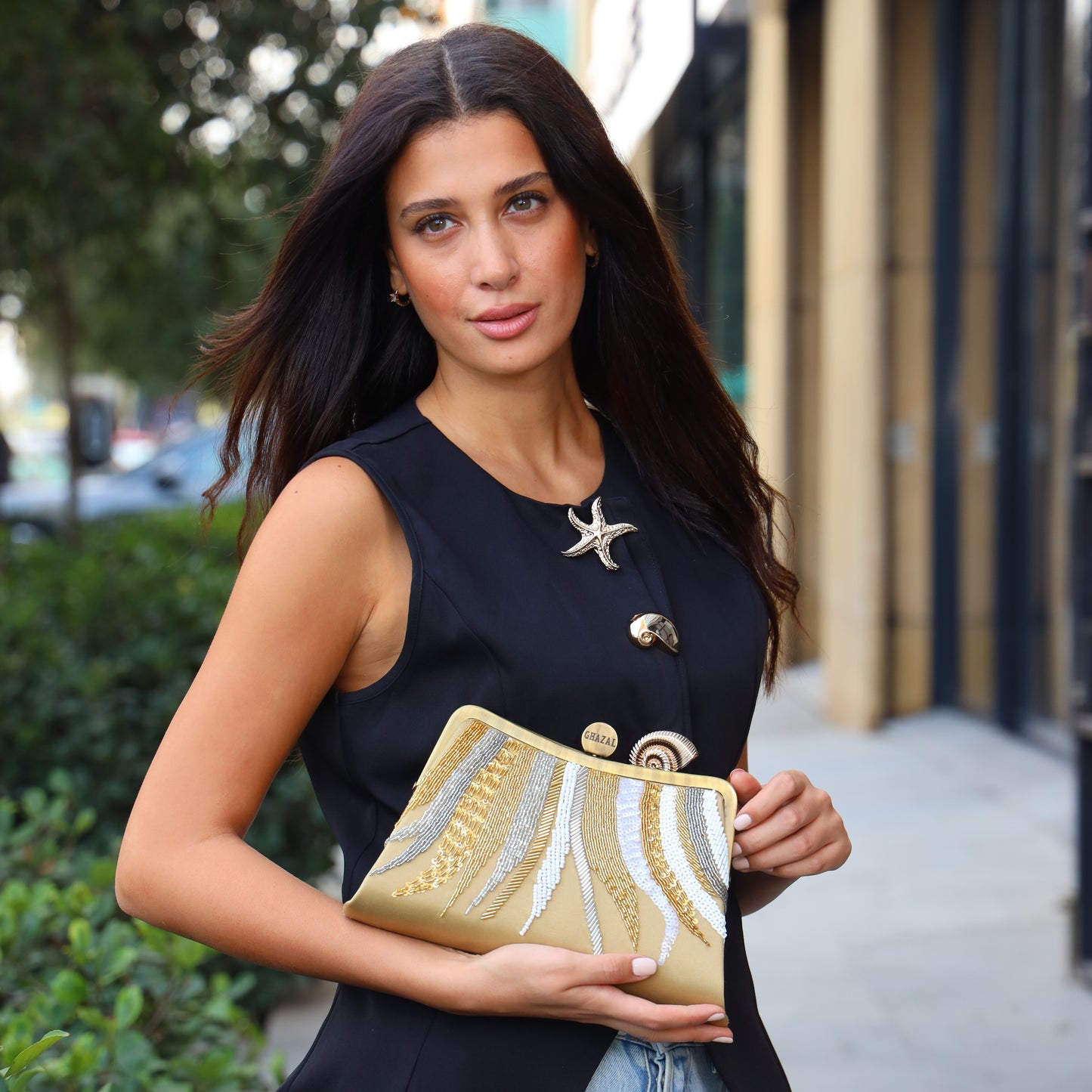 THE WATER FALL CLUTCH