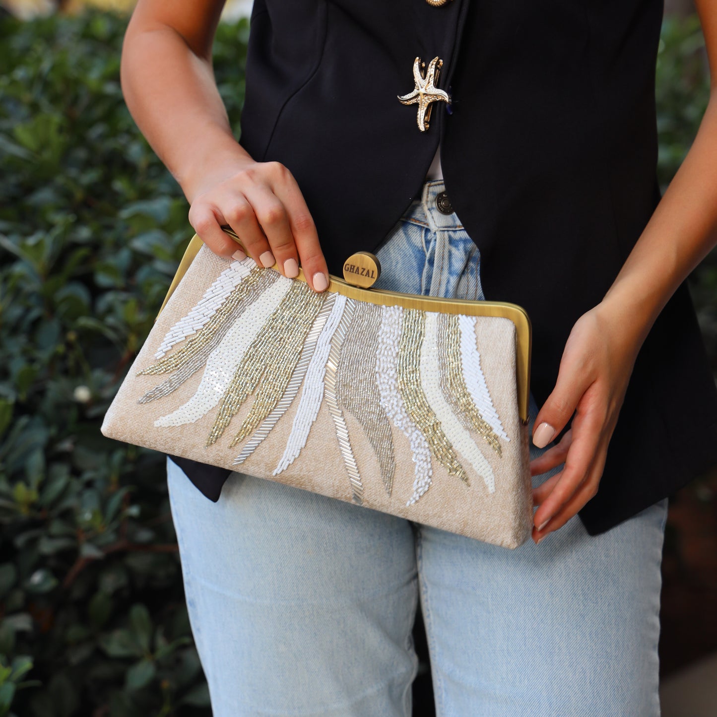 THE WATER FALL CLUTCH