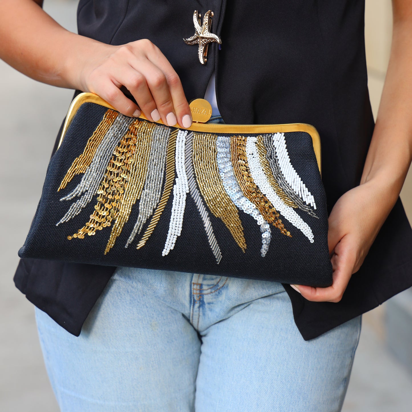 THE WATER FALL CLUTCH